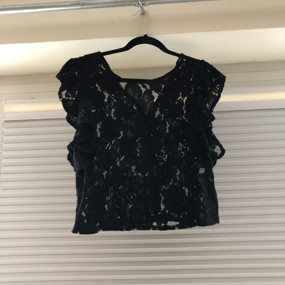 Black Lace Shirt